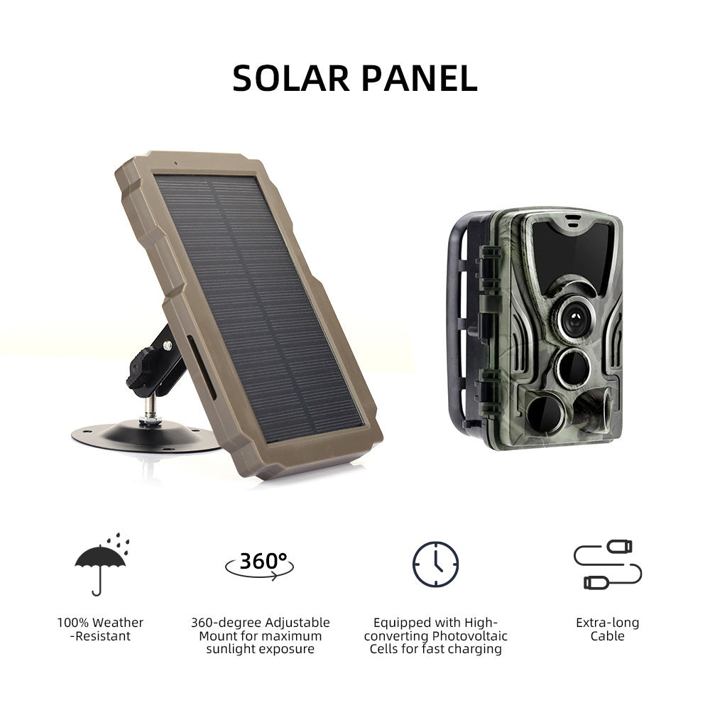 Infrared Tracking Camera For Large Solar Panels, Built-in 2500 MAh Lithium Battery