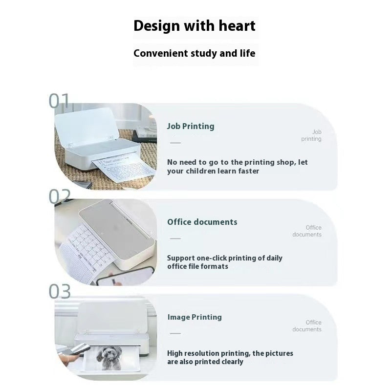 Household Small Intelligent Remote Learning Printer